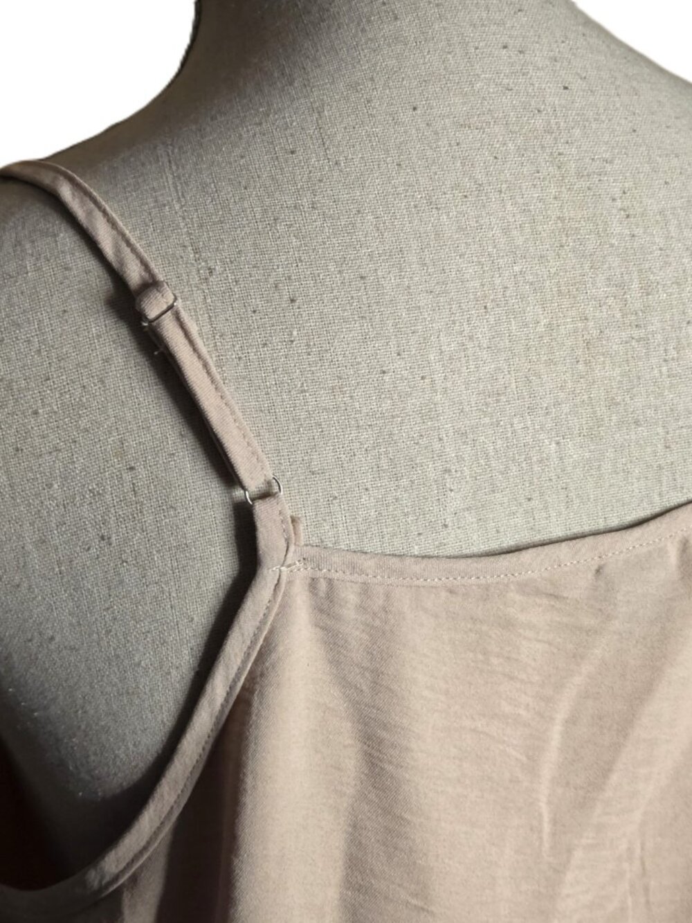 Women's Shein Medium (6)Beige Tan Tank Sundress Dress - Picture 6 of 7